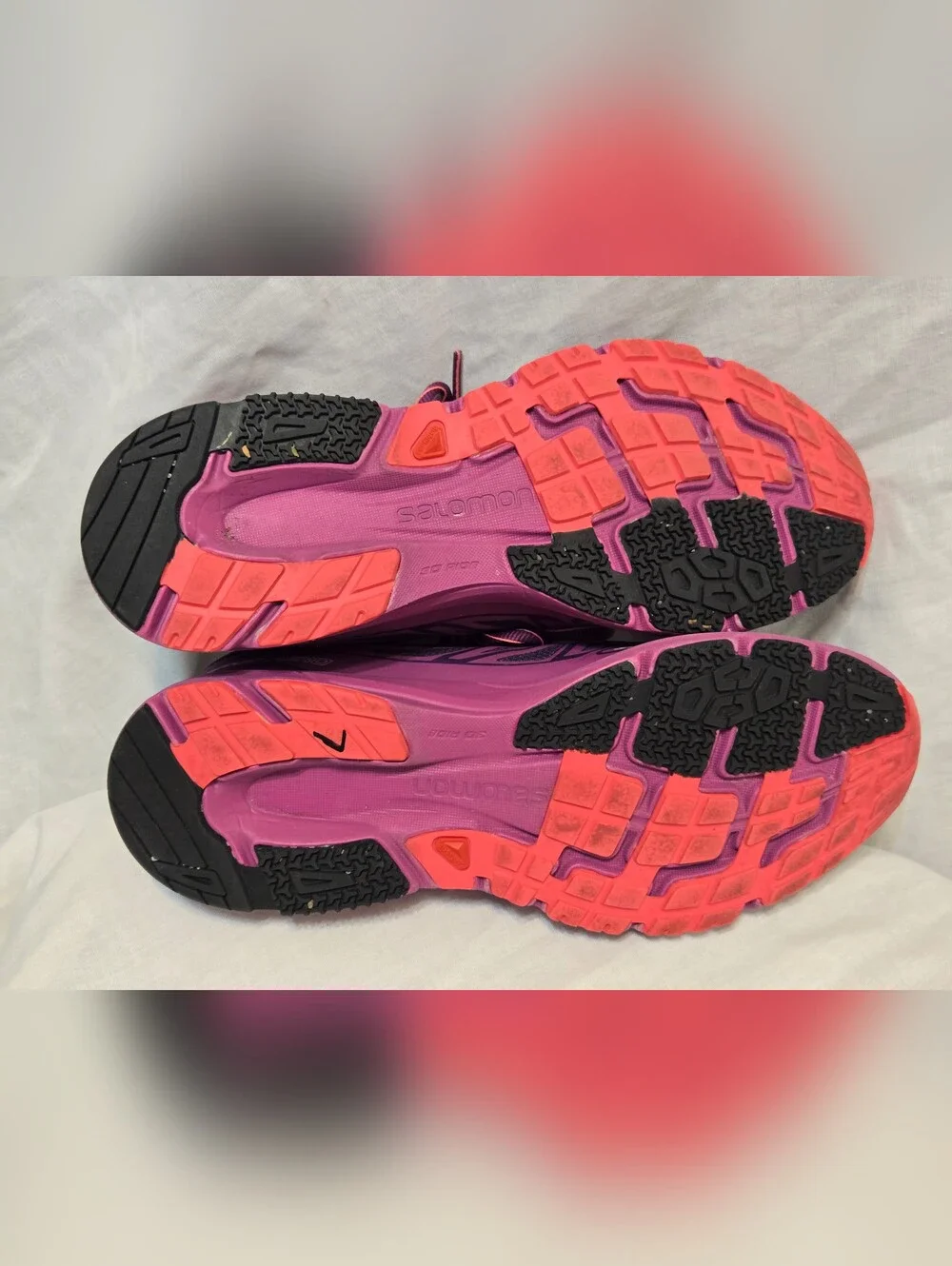 Salomon Sonic Aero Womens Cosmic Purple/pk Ortholite Running Shoes  US 7
